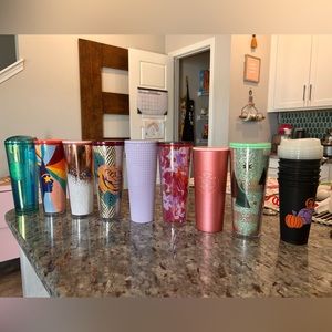 SOLD DO NOT BUY 13 Starbucks Cold Cup Tumbler Bundle